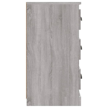 Aparadores 2 pcs derivados de madeira cinzento sonoma
