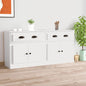 Aparadores 2 pcs derivados de madeira branco