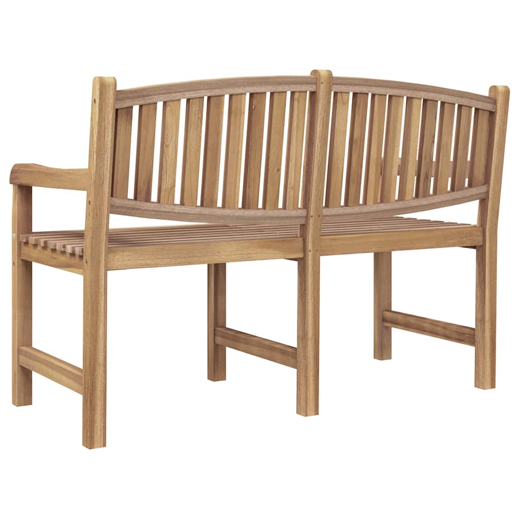 Banco de jardim 149,5x60x90 cm madeira de teca maciça