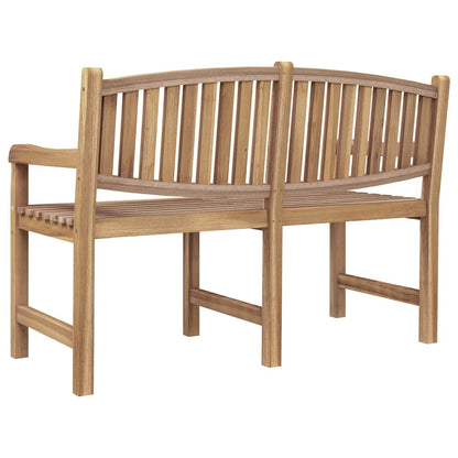 Banco de jardim 149,5x60x90 cm madeira de teca maciça