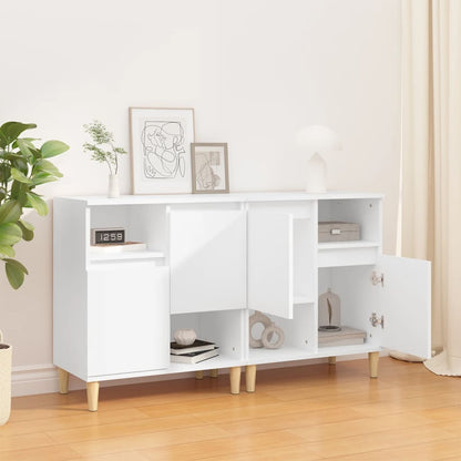 Aparadores 2 pcs 60x35x70 cm derivados de madeira branco