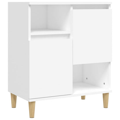 Aparadores 2 pcs 60x35x70 cm derivados de madeira branco