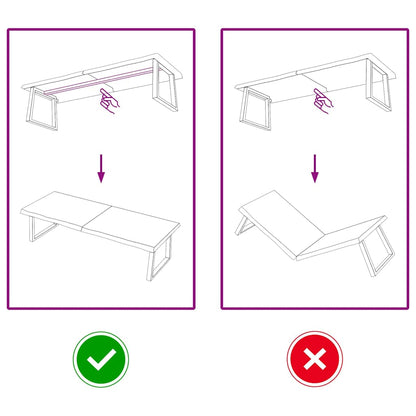 Tampo de mesa 160x50x(2-4) cm carvalho tratado castanho-claro