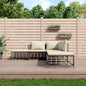 5 pcs conjunto lounge de jardim c/ almofadões vime PE antracite