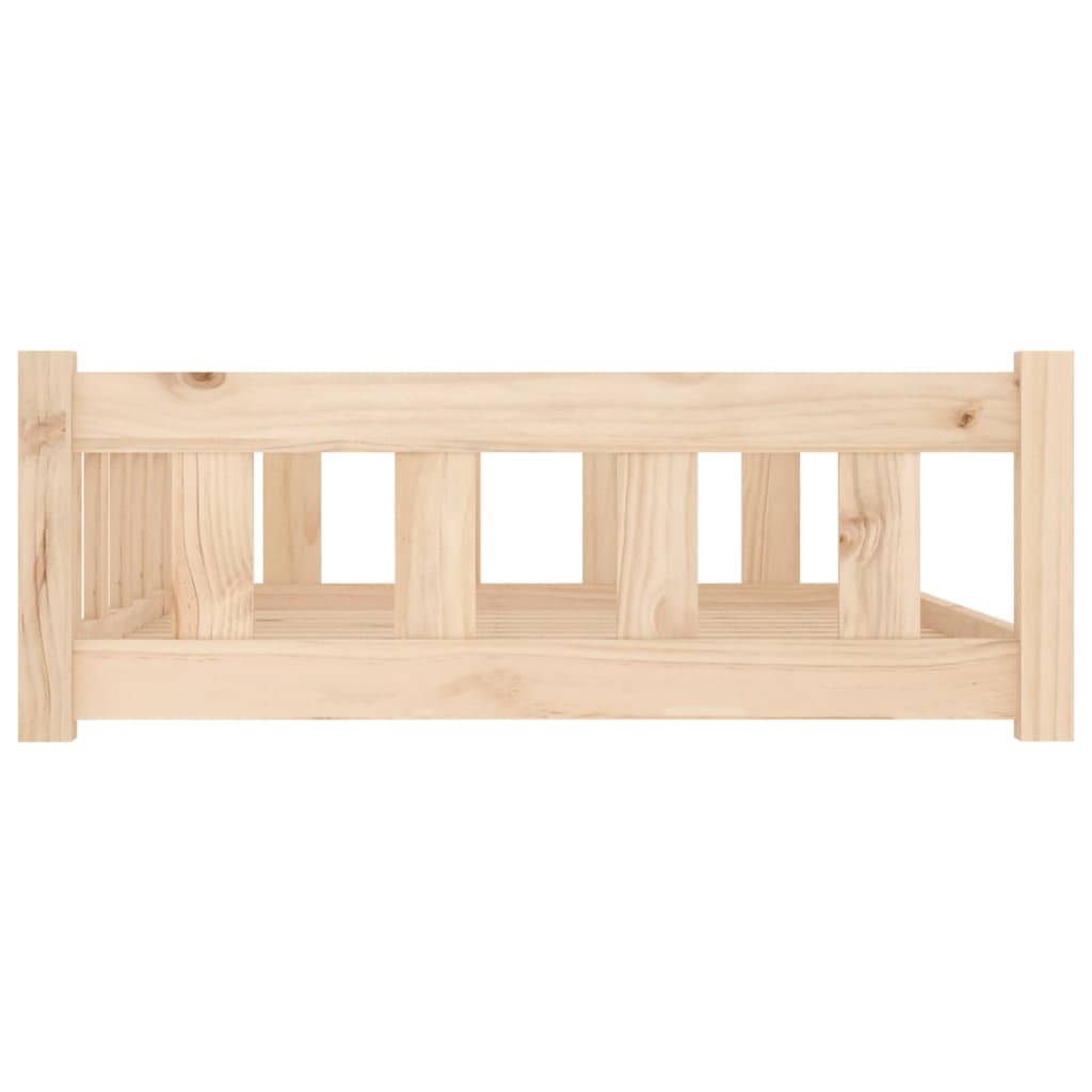 Cama para cães 105,5x75,5x28 cm Madeira maciça de pinho