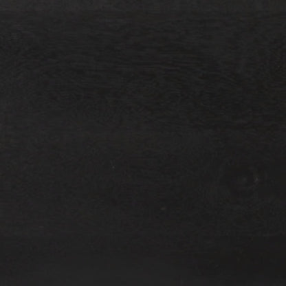 Aparador 110x30x75cm madeira de mangueira maciça preto/ dourado