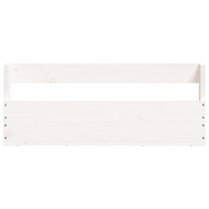 Sapateiras de parede 2 pcs 59x9x23 cm pinho maciço branco