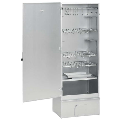 Defumador com mesa aço galvanizado