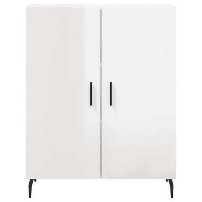 Aparador 69,5x34x90 cm madeira processada branco brilhante