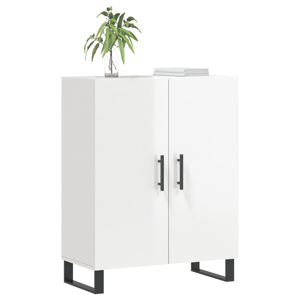 Aparador 69,5x34x90 cm madeira processada branco brilhante