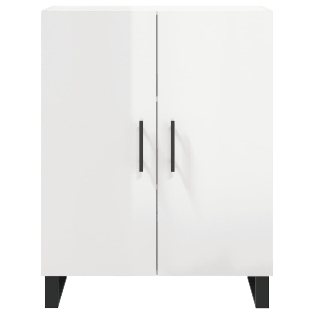 Aparador 69,5x34x90 cm madeira processada branco brilhante