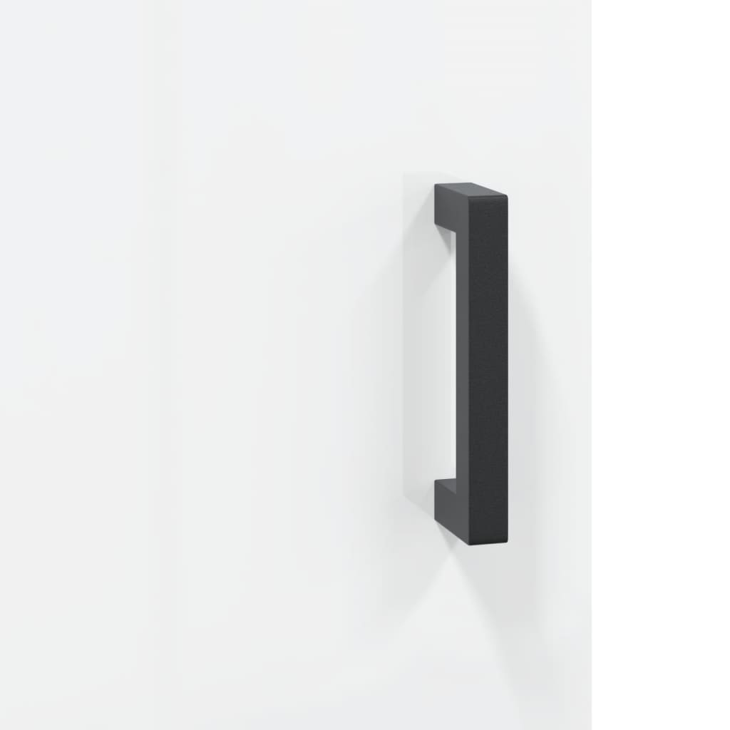 Aparador 69,5x34x90 cm madeira processada branco brilhante