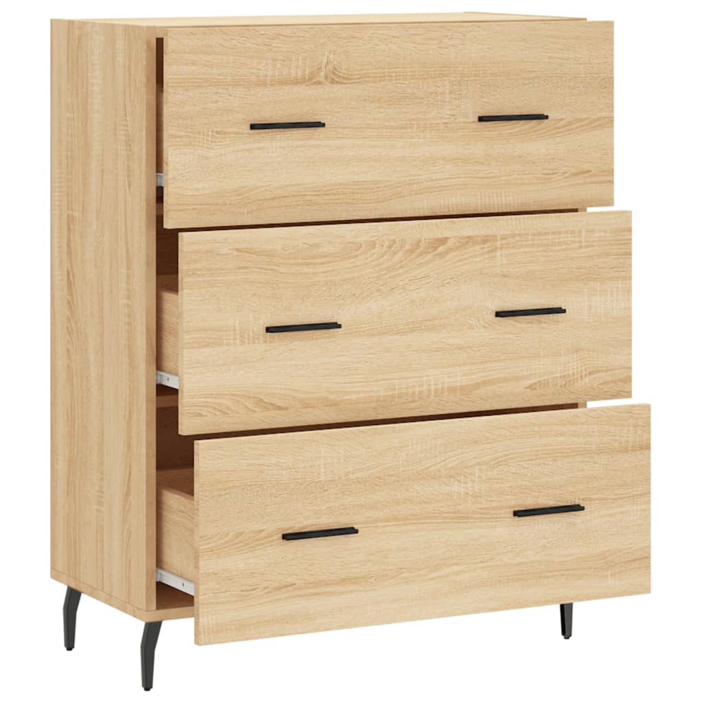 Aparador 69,5x34x90 cm derivados de madeira carvalho sonoma