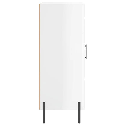 Aparador 69,5x34x90 cm madeira processada branco brilhante