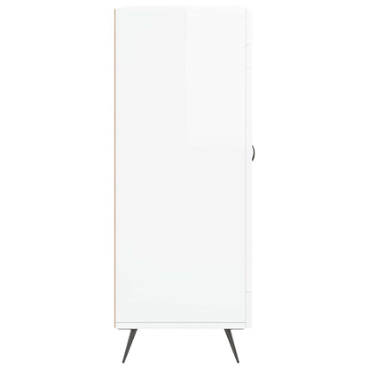 Aparador 69,5x34x90 cm madeira processada branco brilhante