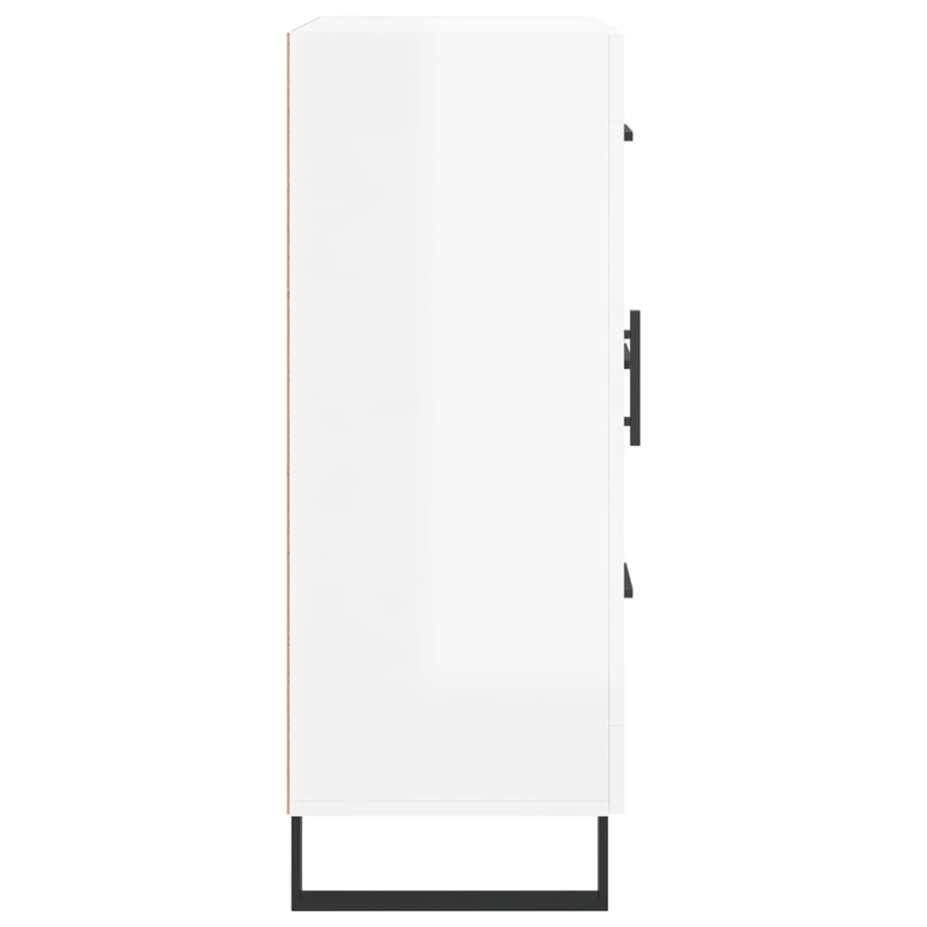 Aparador 69,5x34x90 cm madeira processada branco brilhante