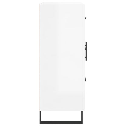 Aparador 69,5x34x90 cm madeira processada branco brilhante