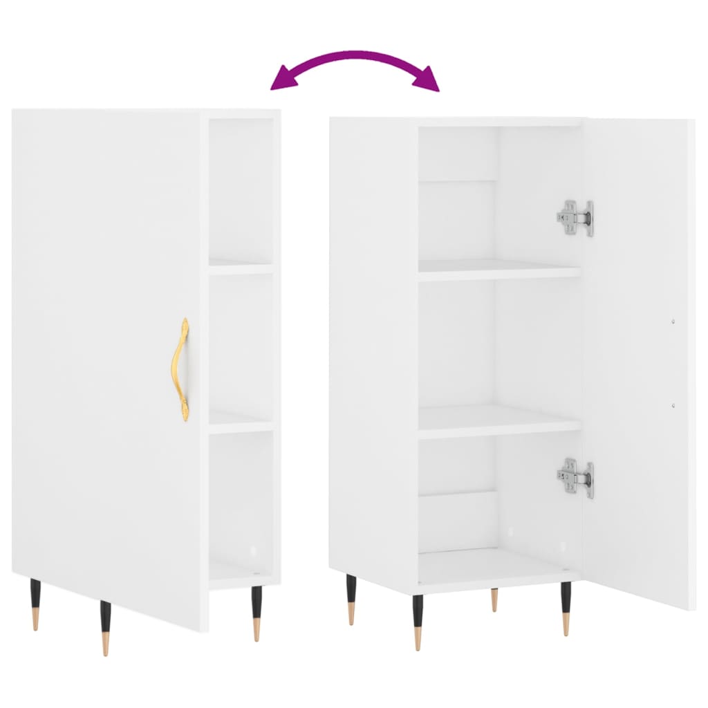 Aparador 34,5x34x90 cm madeira processada branco