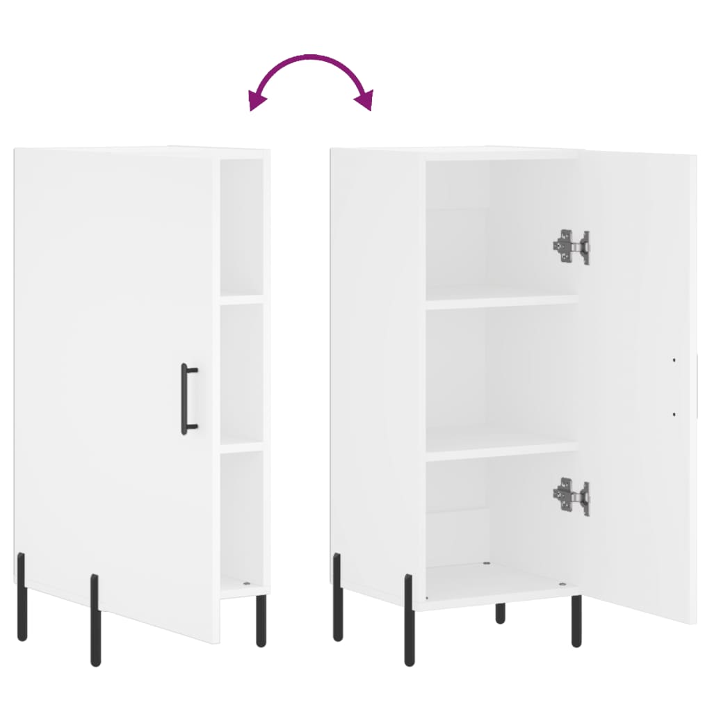 Aparador 34,5x34x90 cm madeira processada branco