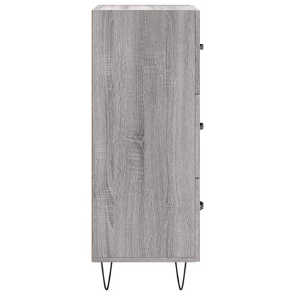 Aparador 34,5x34x90 cm derivados de madeira sonoma cinzento