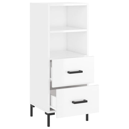 Aparador 34,5x34x90 cm madeira processada branco brilhante