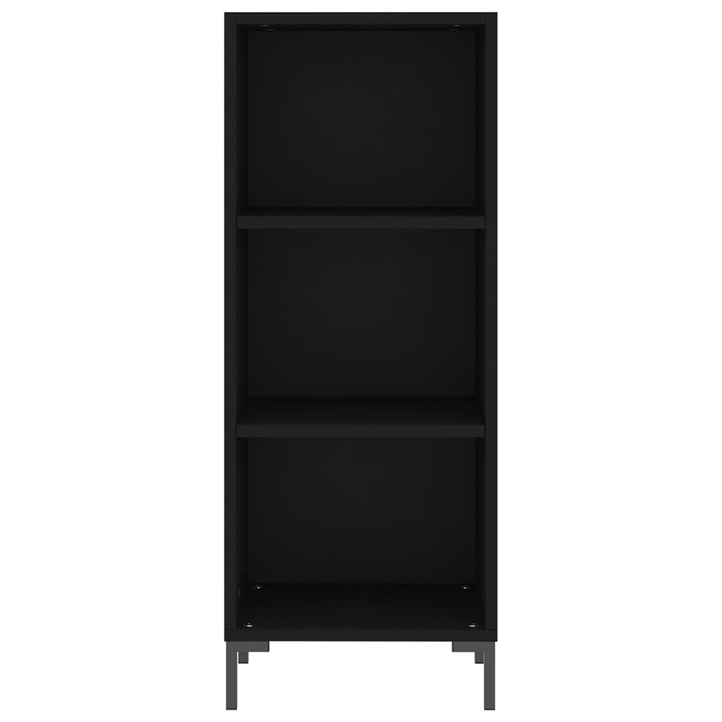 Aparador 34,5x32,5x90 cm madeira processada preto