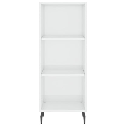 Aparador 34,5x32,5x90 cm derivados de madeira branco brilhante