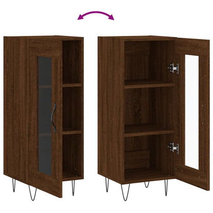 Aparador 34,5x34x90 cm derivados de madeira carvalho castanho