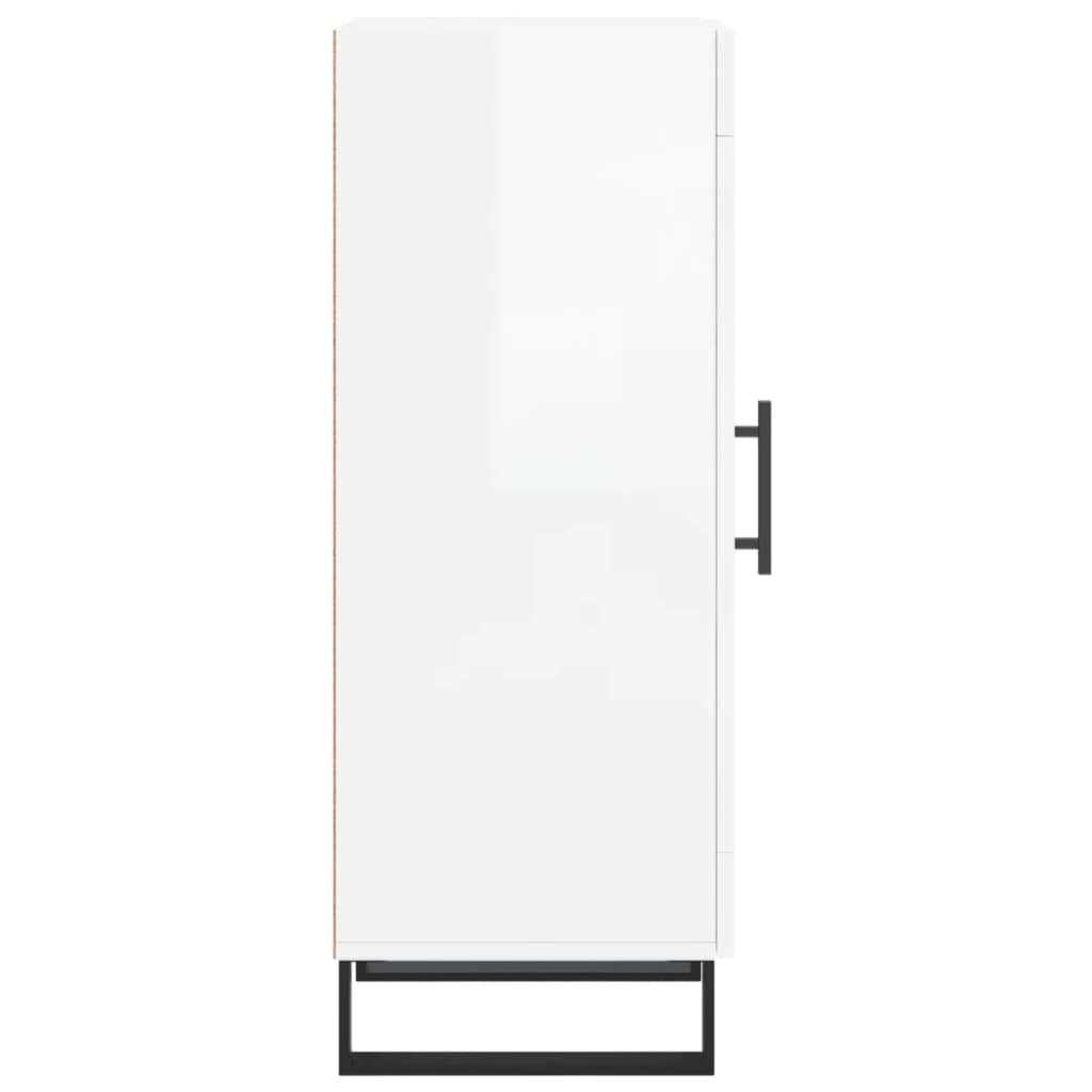 Aparador 34,5x34x90 cm madeira processada branco brilhante