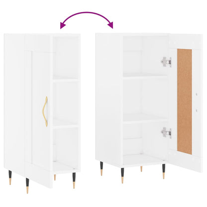 Aparador 34,5x34x90 cm madeira processada branco