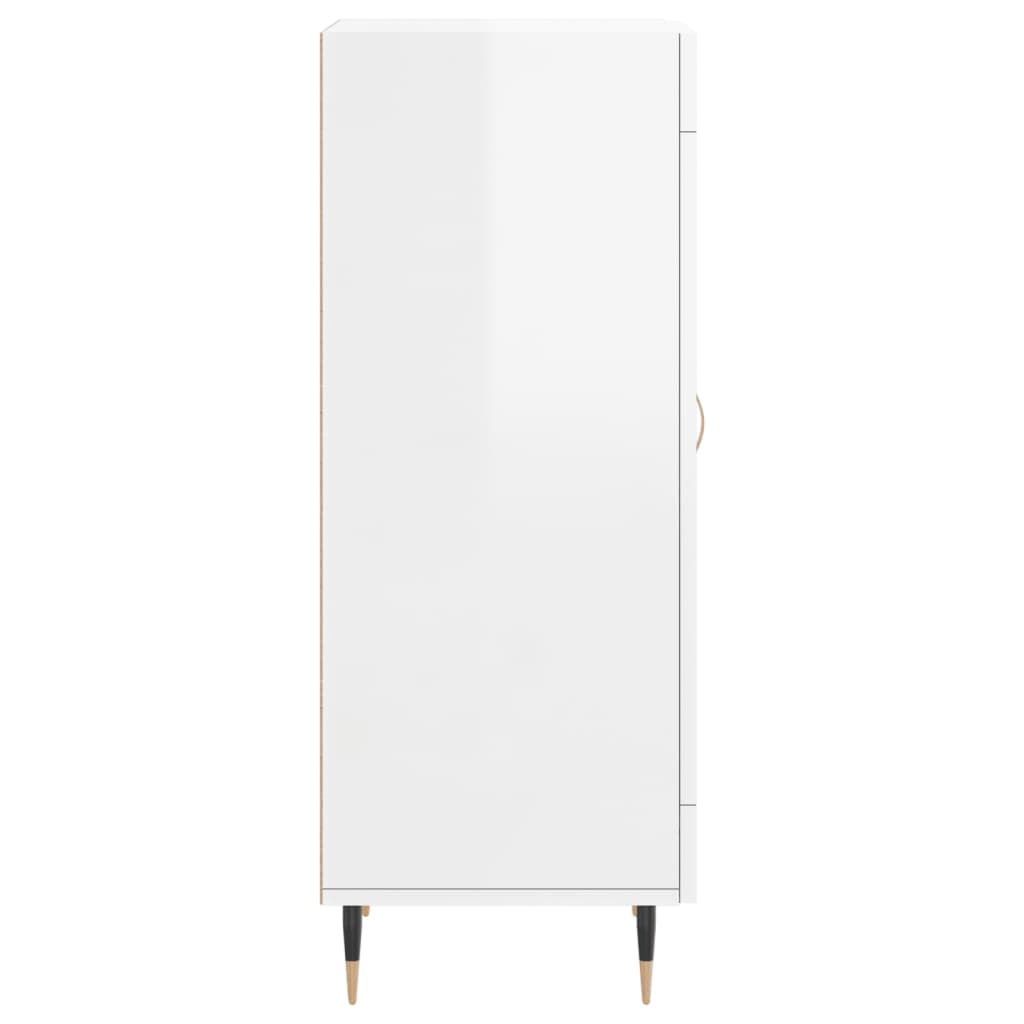 Aparador 34,5x34x90 cm madeira processada branco brilhante