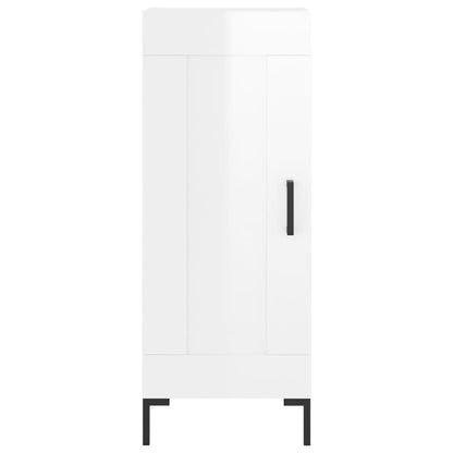 Aparador 34,5x34x90 cm madeira processada branco brilhante