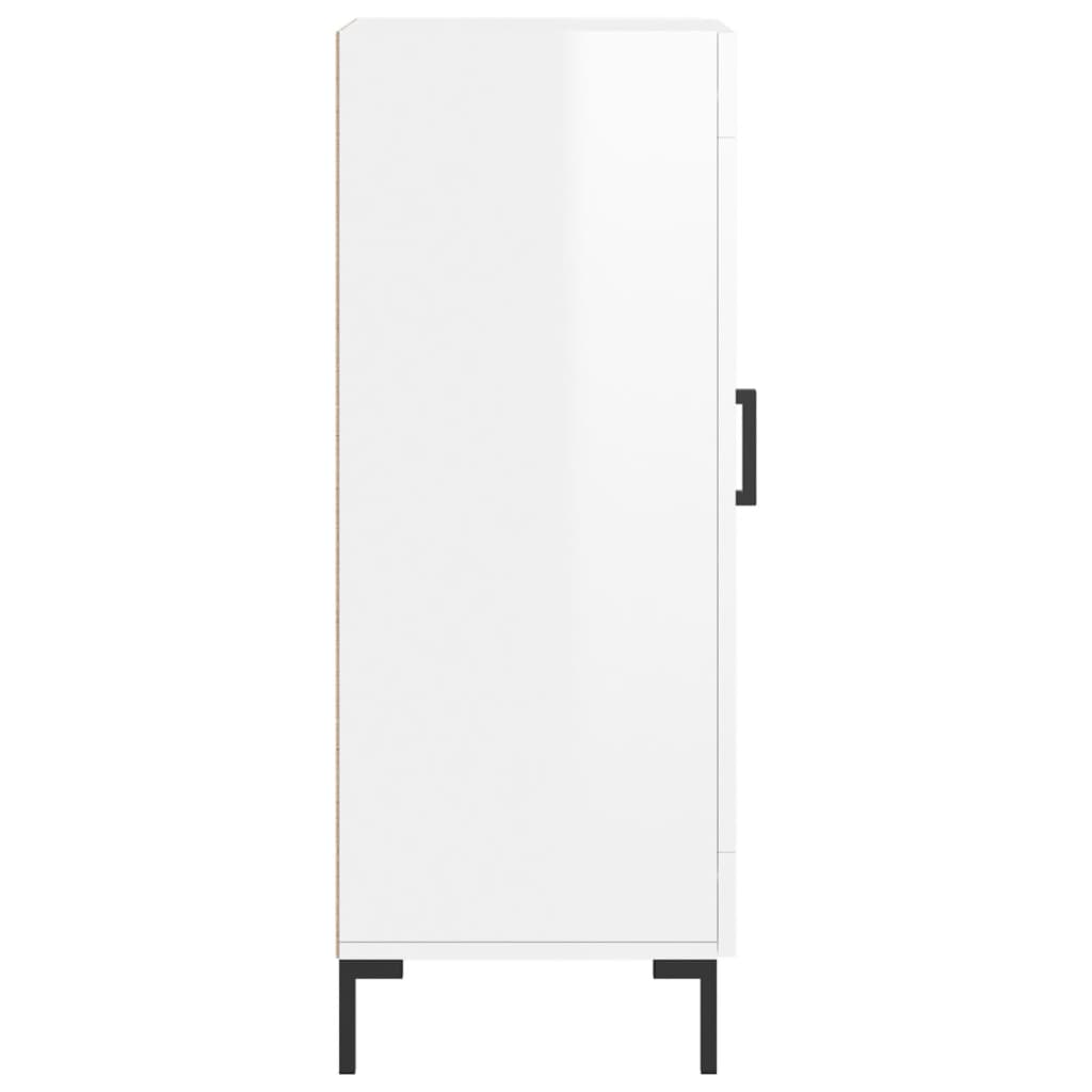 Aparador 34,5x34x90 cm madeira processada branco brilhante