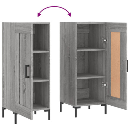 Aparador 34,5x34x90 cm derivados de madeira sonoma cinzento