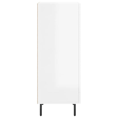 Aparador 34,5x34x90 cm madeira processada branco brilhante