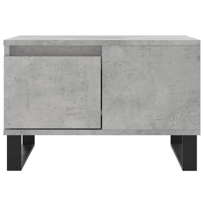 Mesa de centro 55x55x36,5 cm derivados madeira cinzento cimento