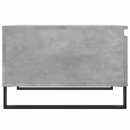 Mesa de centro 55x55x36,5 cm derivados madeira cinzento cimento