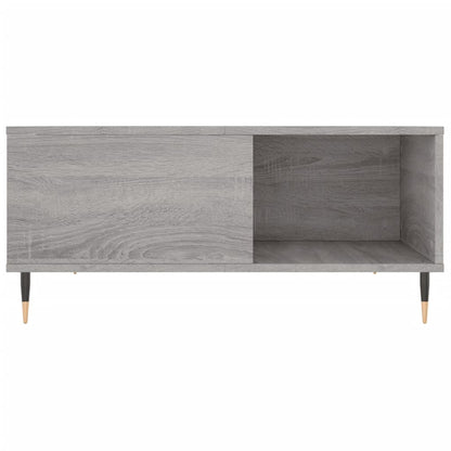 Mesa de centro 80x80x36,5 cm derivados madeira cinzento sonoma
