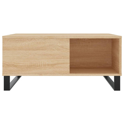 Mesa de centro 80x80x36,5 cm derivados madeira carvalho sonoma