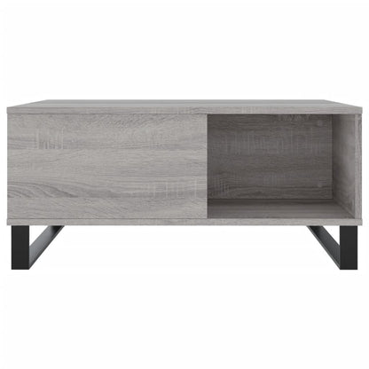 Mesa de centro 80x80x36,5 cm derivados madeira cinzento sonoma