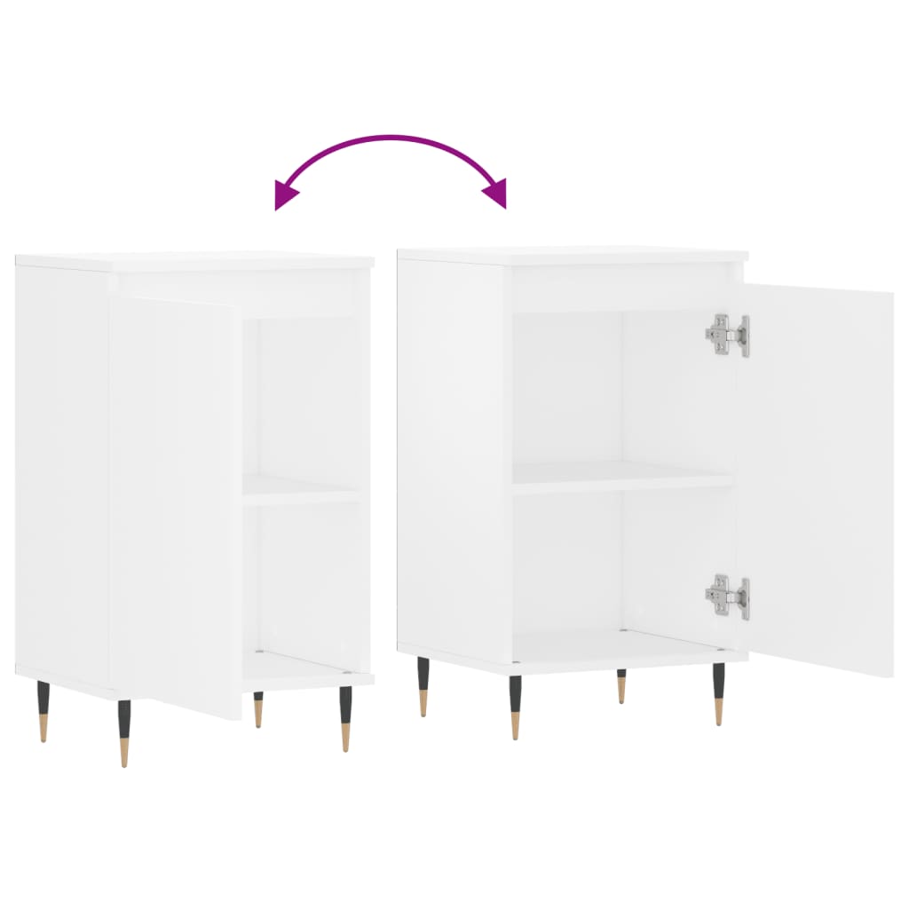 Aparador 40x35x70 cm derivados de madeira branco