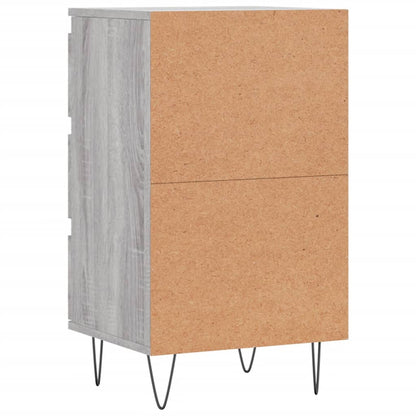 Aparador 40x35x70 cm derivados de madeira cinzento sonoma