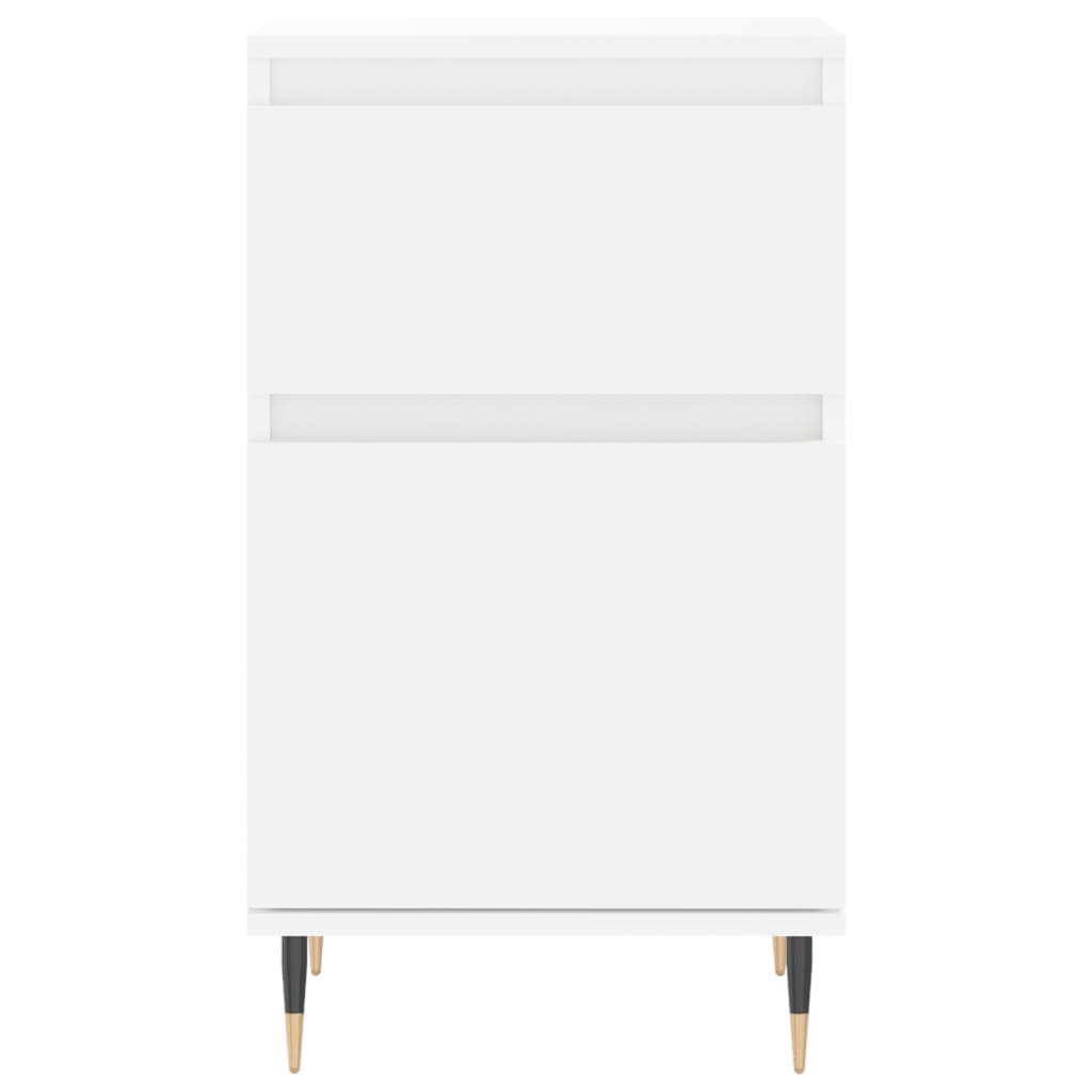 Aparadores 2 pcs 40x35x70 cm derivados de madeira branco