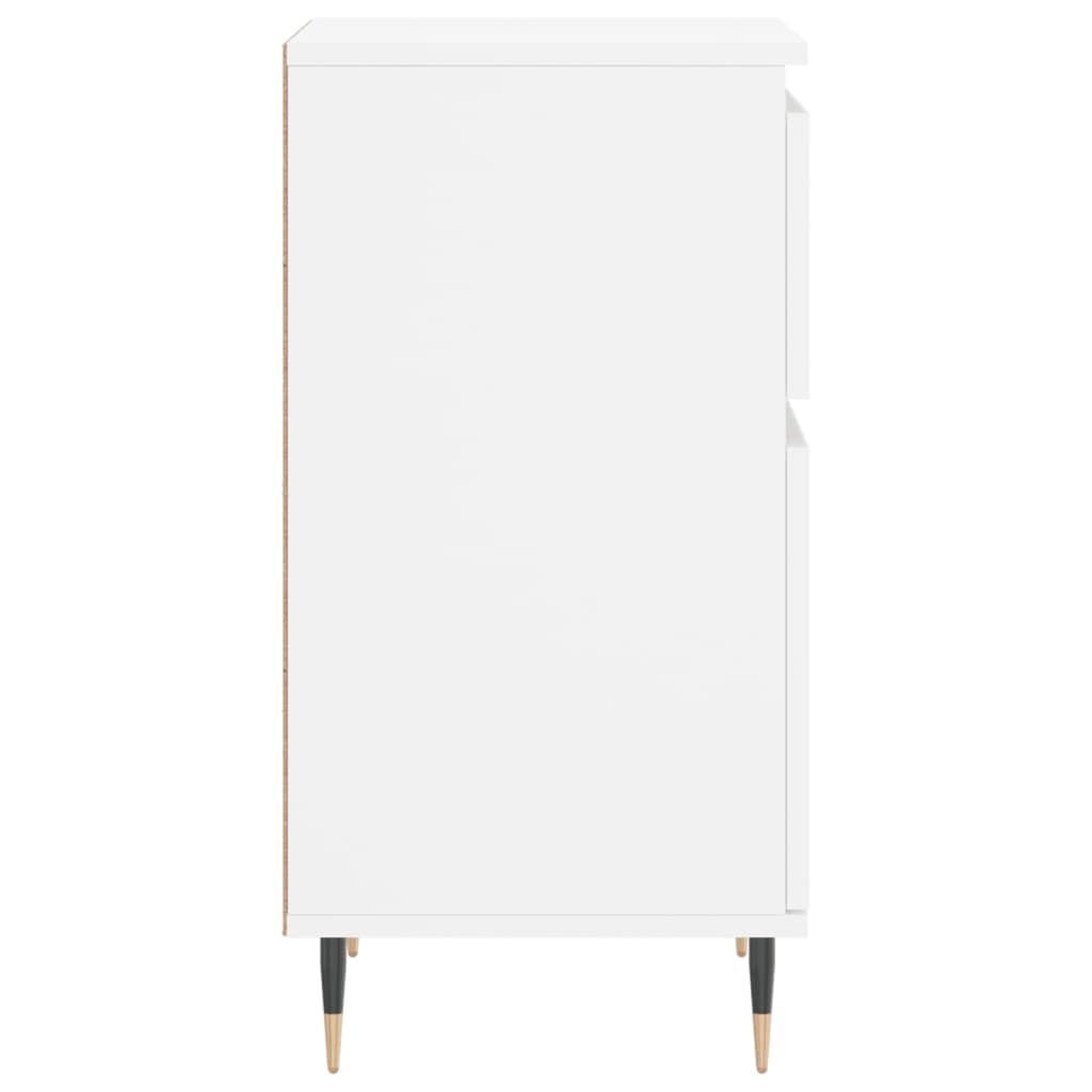 Aparadores 2 pcs 40x35x70 cm derivados de madeira branco