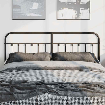 Cabeceira de cama 193 cm metal preto