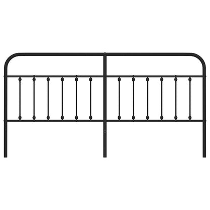 Cabeceira de cama 193 cm metal preto