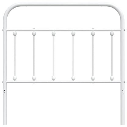 Cabeceira de cama 100 cm metal branco