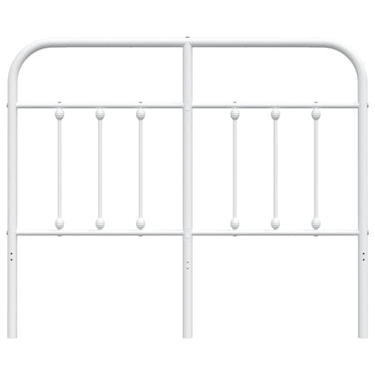 Cabeceira de cama 120 cm metal branco