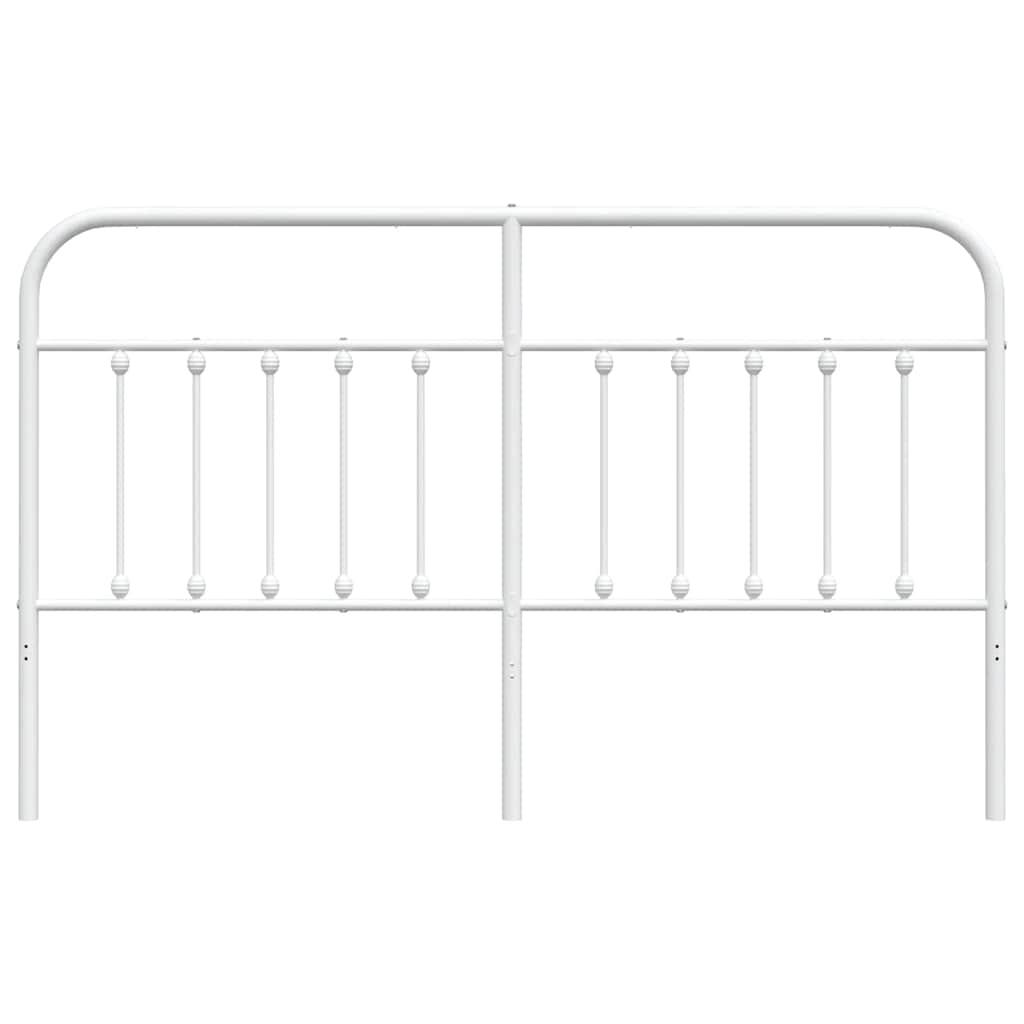 Cabeceira de cama 180 cm metal branco