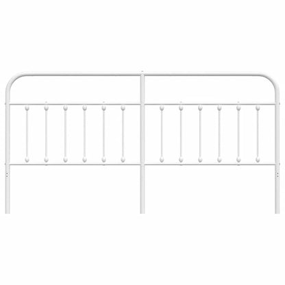 Cabeceira de cama 193 cm metal branco